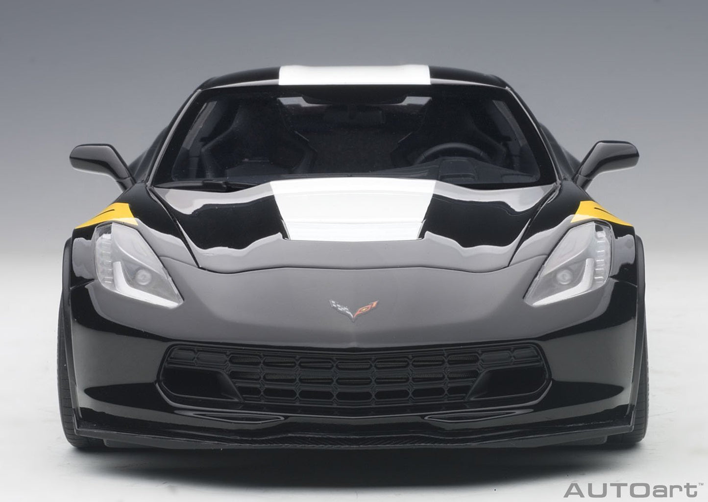 2017 Chevrolet Corvette C7 Grand Sport Black 1/18 Model Car 71273