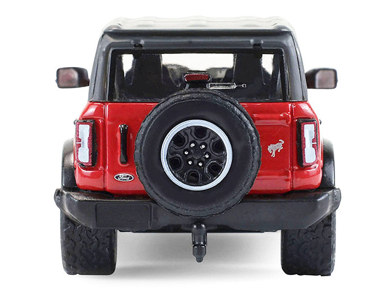 2024 Ford Bronco Badlands Red with Gray Top 1/64 Diecast Model 68070C