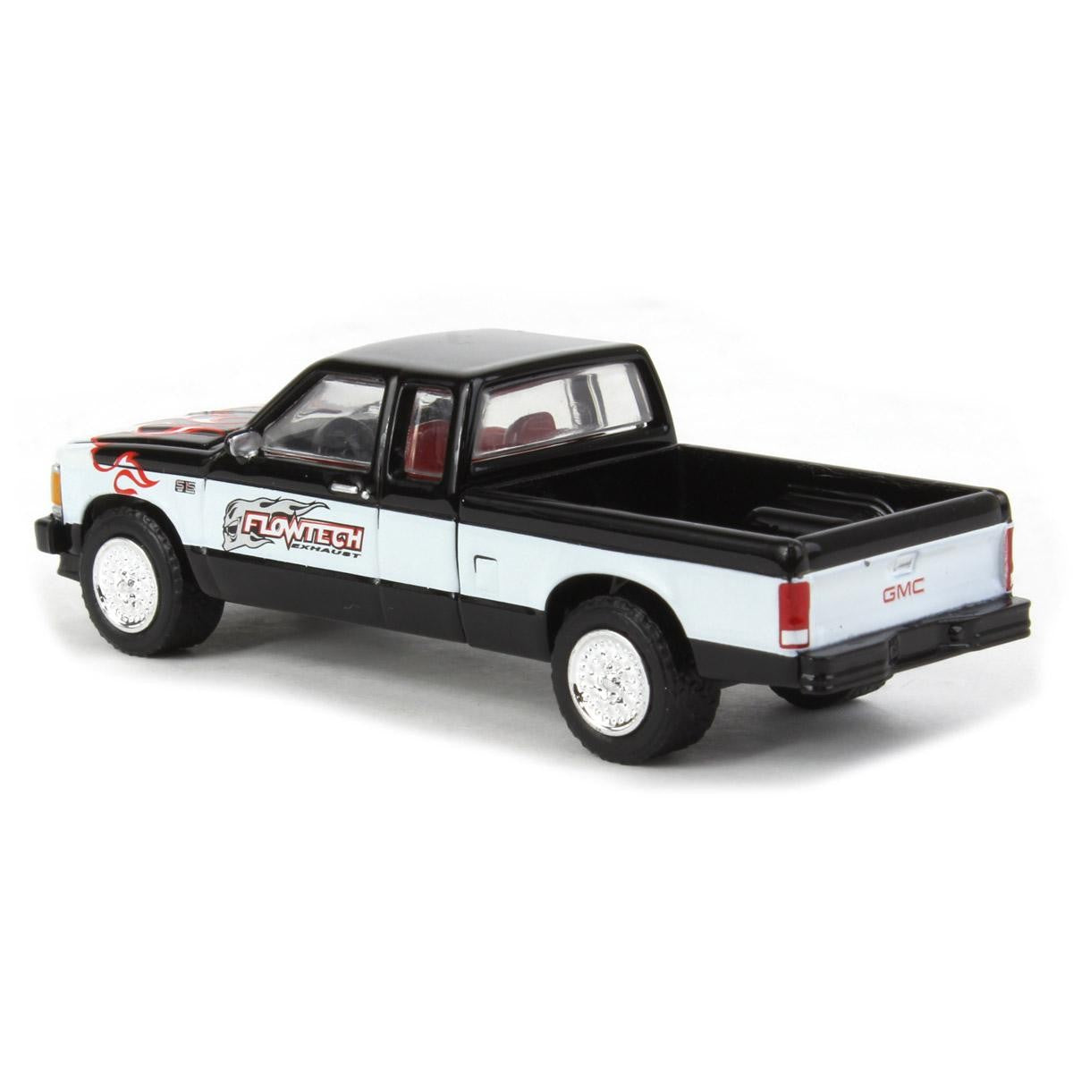 Model truck with branding on a white background