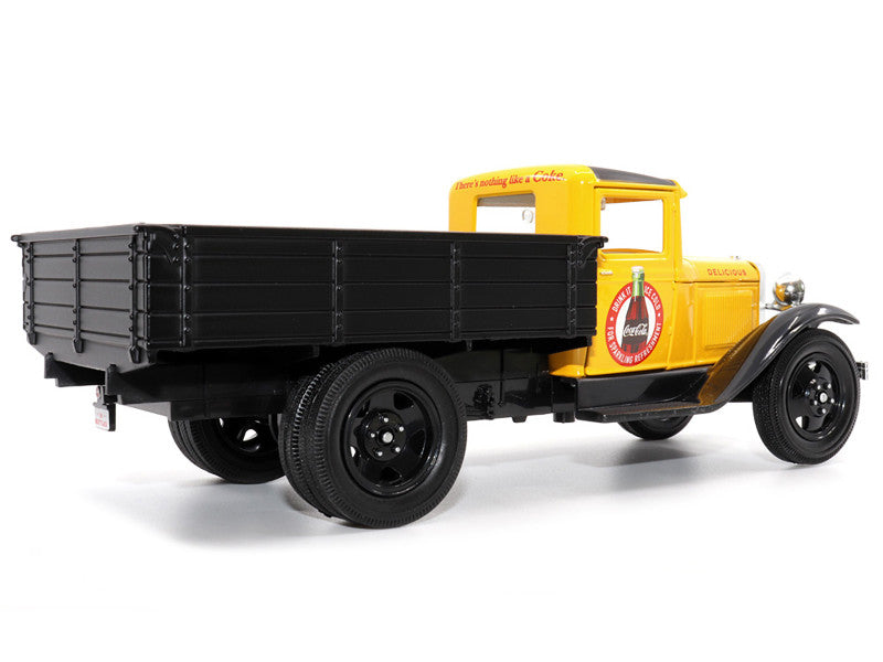 1931 Ford Model AA Truck Yellow Coca-Cola 1/24 Diecast Model 424023
