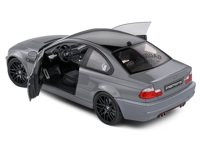 2000 BMW E46 M3 Street-fighter Gray W/Black Top 1/18 Scale Diecast Model S1806508