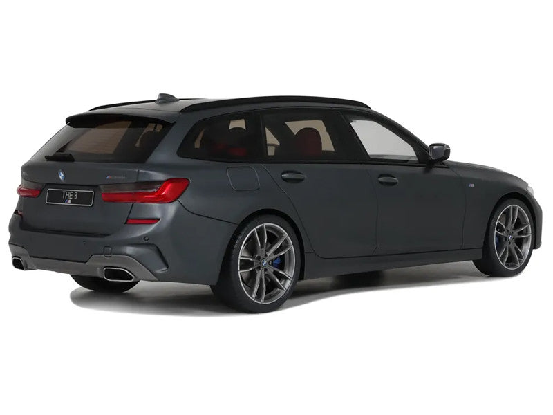 Black BMW car on a white background