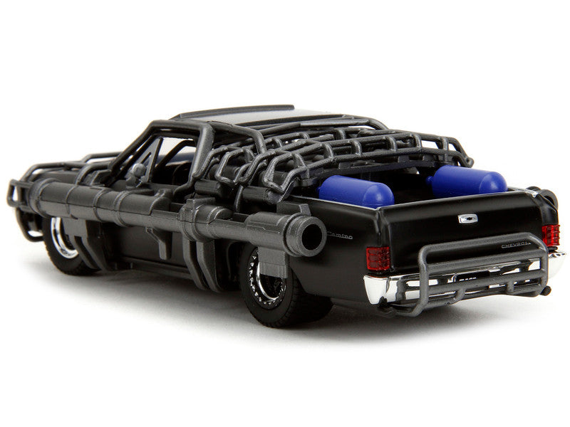 1967 Chevrolet El Camino W/Cannons Matt Black 1/32 Scale Diecast Model 34733