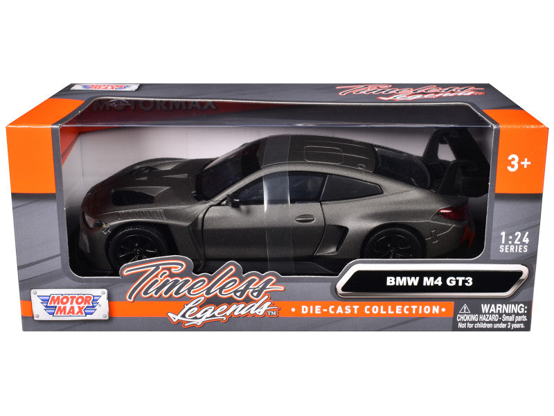 Model car in packaging with 'Timeless Legends' branding