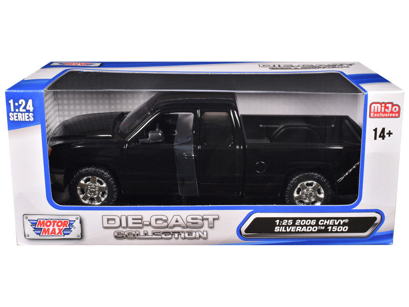 Model truck in packaging with 'Motor Max' branding on a white background
