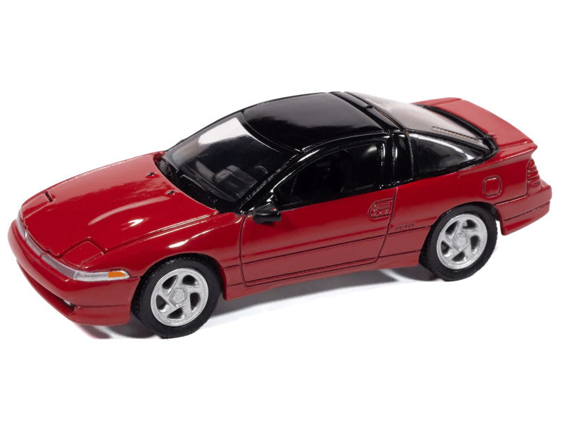 1991 Mitsubishi Eclipse GSX Red W/Black Top 1/64 Diecast Model 64502-AWSP189A