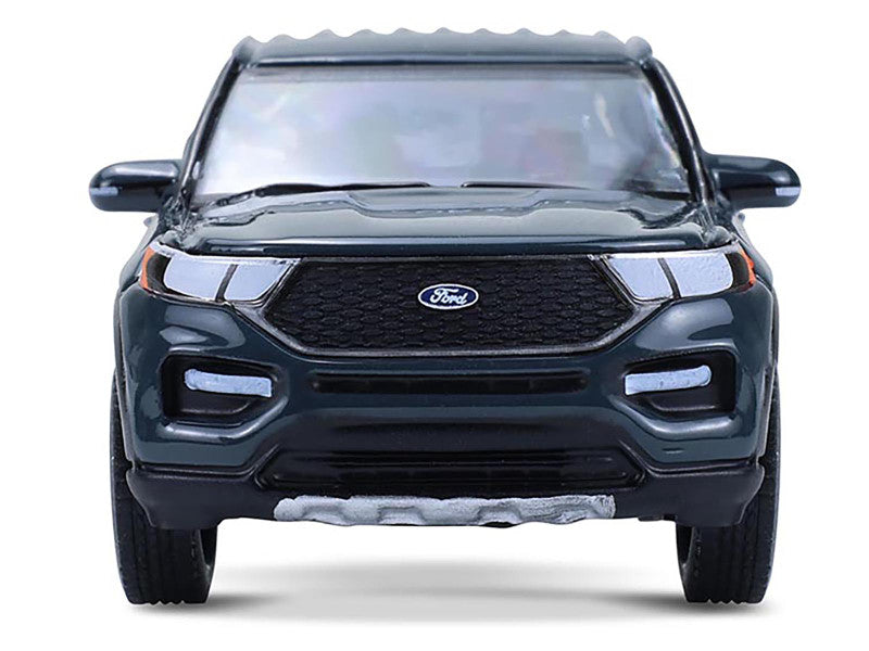 2024 Ford Explorer Stone Blue 1/64 Diecast Model Car 68070D