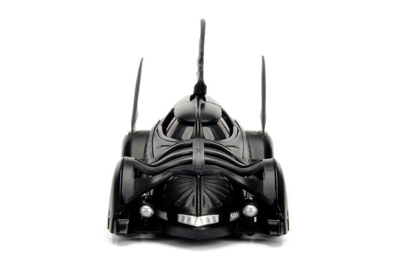 Black Darth Vader-themed remote control car on a white background