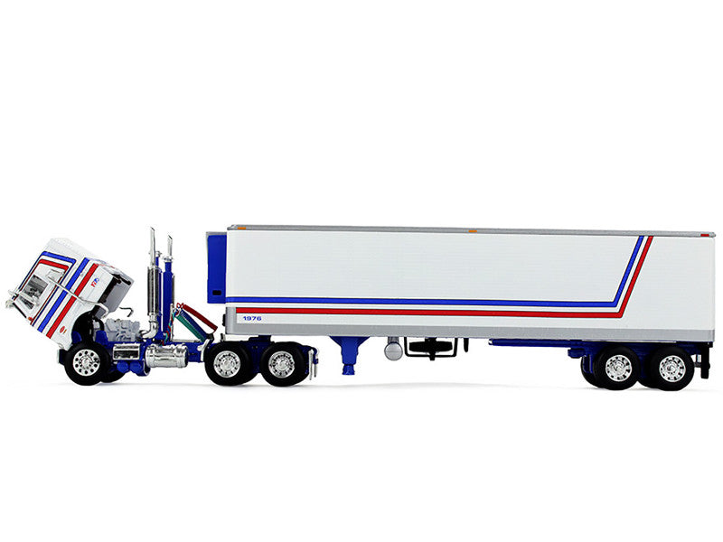 Peterbilt 352 COE Sleeper & Reefer Trailer Diecast Model 69-1920