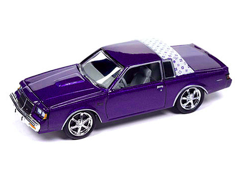 1987 Buick Regal T-Type Purple 1/64 Scale Diecast Model JLCP7475
