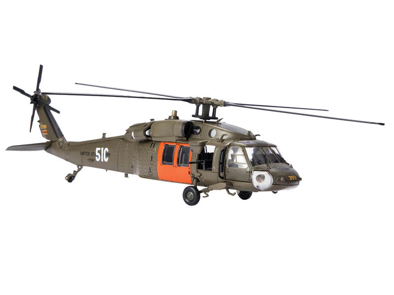 Sikorsky UH-60 Black Hawk Helicopter 51C United States Army 1/72 Diecast Model AF1-0099C