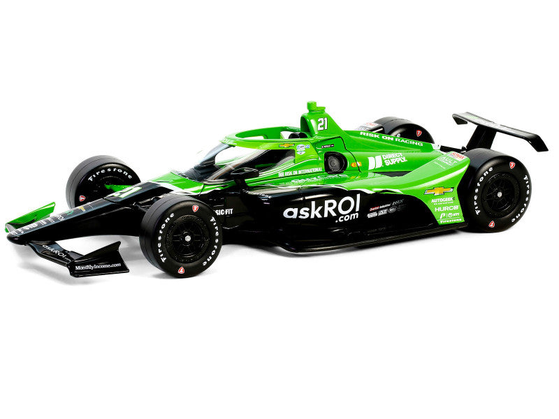 Dallara IndyCar #21 Rinus VeeKay 1/18 Scale Diecast Model 11248