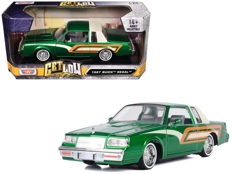 1987 Buick Regal 3.8 SFI Turbo Green W/Graphics 1:24 Scale Die cast 79023GRN