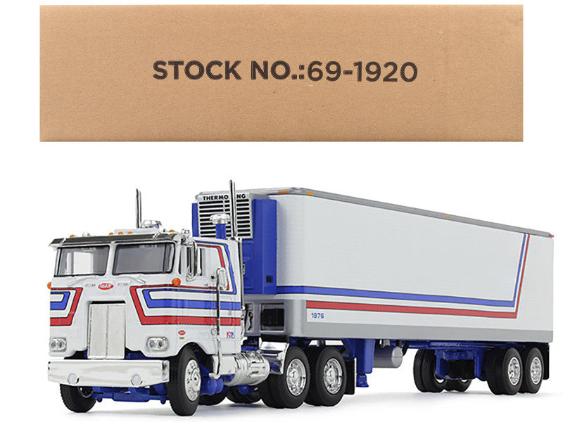 Peterbilt 352 COE Sleeper & Reefer Trailer Diecast Model 69-1920