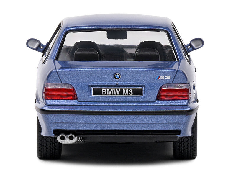 1999 BMW E36 M3 Coupe Estoril Blue Metallic 1/43 Scale Diecast Model Car S4315202