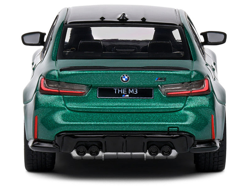 2023 BMW M3 Sedan (G80) Green Metallic W/Black Top 1/43 Scale Diecast Model S4315301