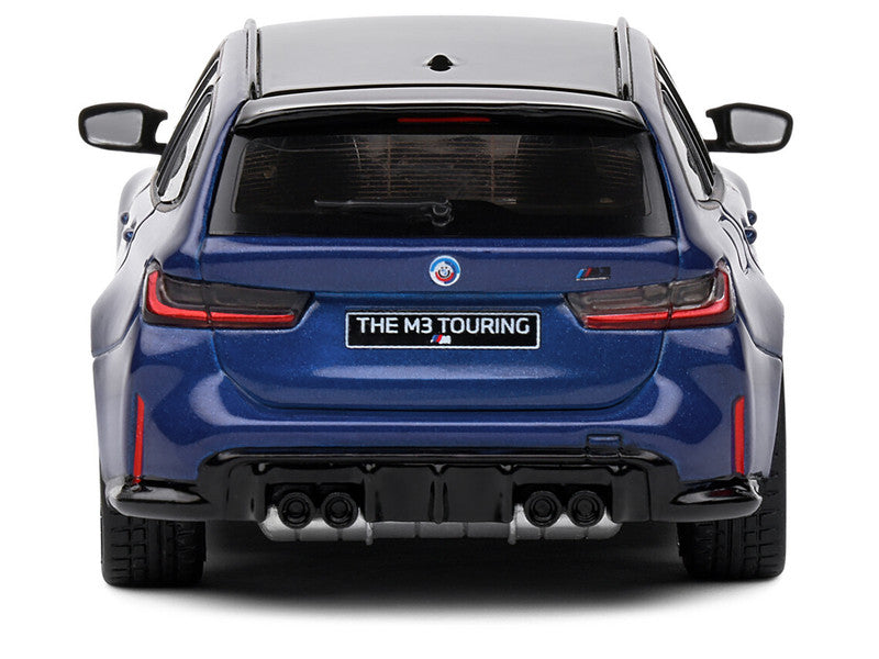 2023 BMW M3 Touring (G81) Blue Metallic W/ Black Top 1/43 Scale Diecast Model S4315402