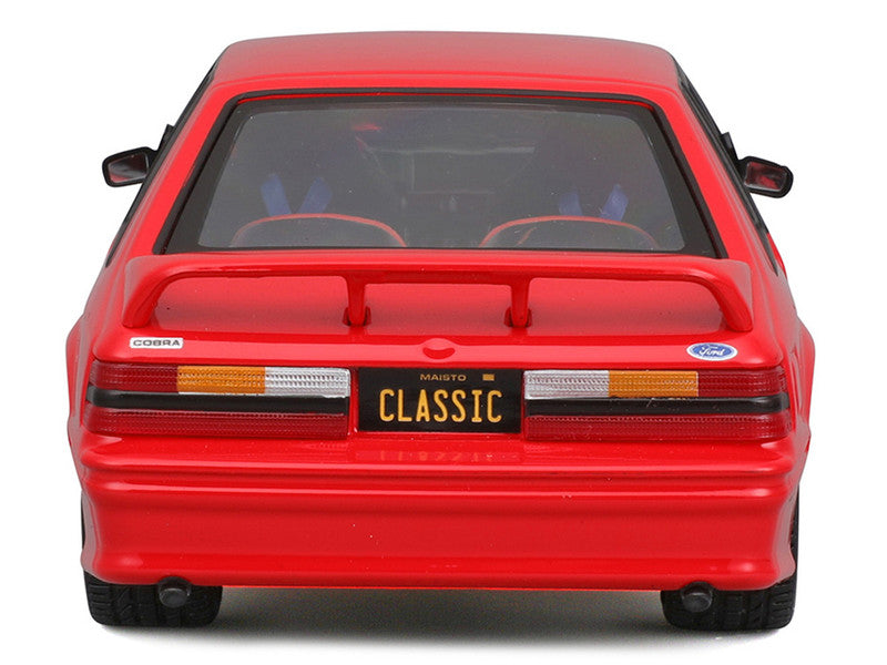 1993 Ford Mustang SVT Cobra Red 1/24 Scale Diecast Model 32549