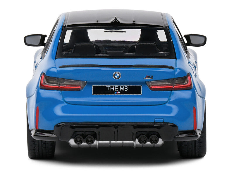 2023 BMW M3 Sedan (G80) Blue W/Black Top 1/43 Scale Diecast Model S4315302
