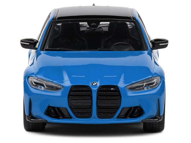 2023 BMW M3 Sedan (G80) Blue W/Black Top 1/43 Scale Diecast Model S4315302