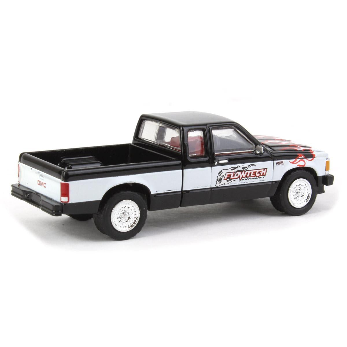 Model truck with branding on a white background