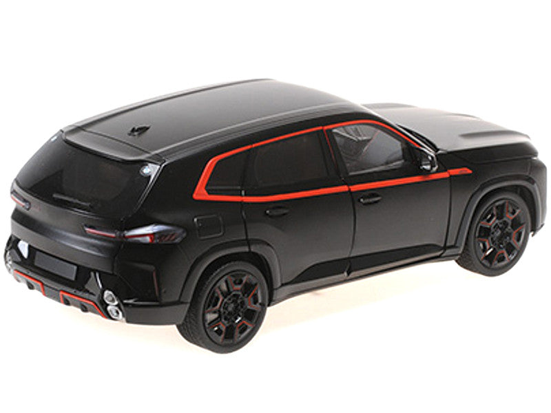 2023 BMW XM Matt Black 1/18 Scale Diecast Model 110023301