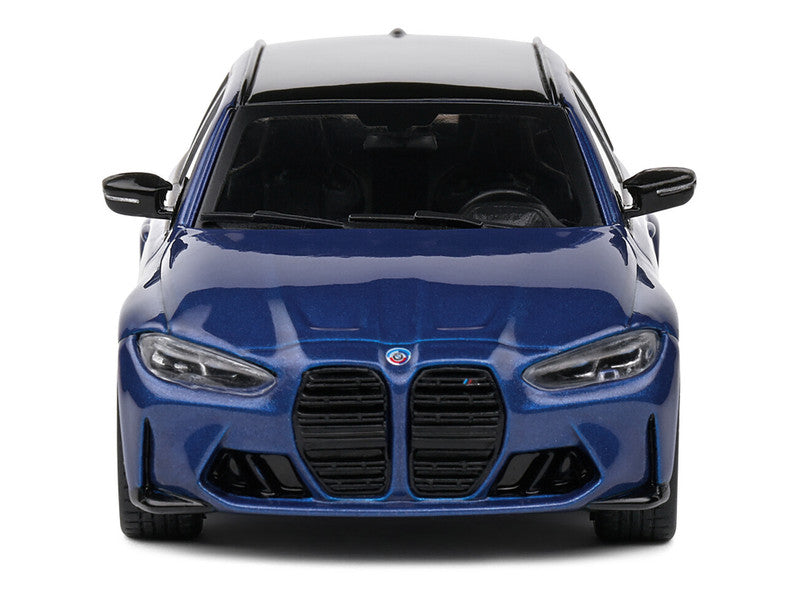 2023 BMW M3 Touring (G81) Blue Metallic W/ Black Top 1/43 Scale Diecast Model S4315402