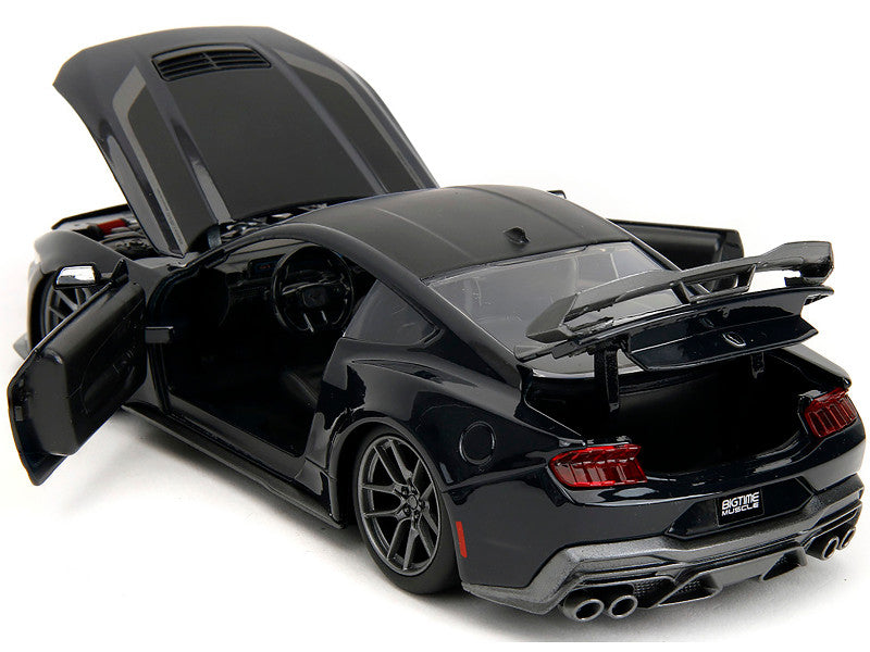 2024 Ford Mustang Dark Horse Black Metallic 1:24 Scale Die cast Model 35278