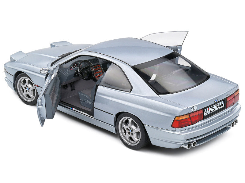 1992 BMW 850 (E31) CSI Artic Silver 1/18 Scale Diecast Model S1807004