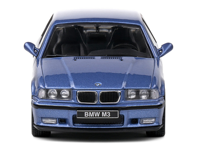 1999 BMW E36 M3 Coupe Estoril Blue Metallic 1/43 Scale Diecast Model Car S4315202