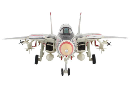 Model of a fighter jet on a white background