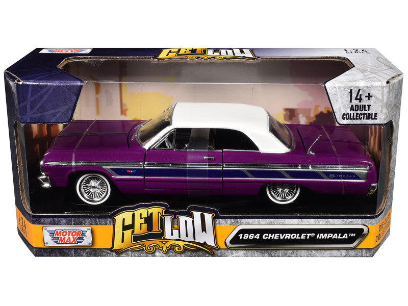 1964 Chevrolet Impala model car in packaging with 'Motor Max' branding.