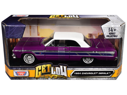 1964 Chevrolet Impala model car in packaging with 'Motor Max' branding.