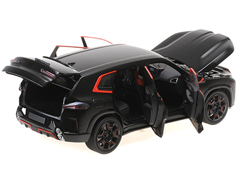 2023 BMW XM Matt Black 1/18 Scale Diecast Model 110023301