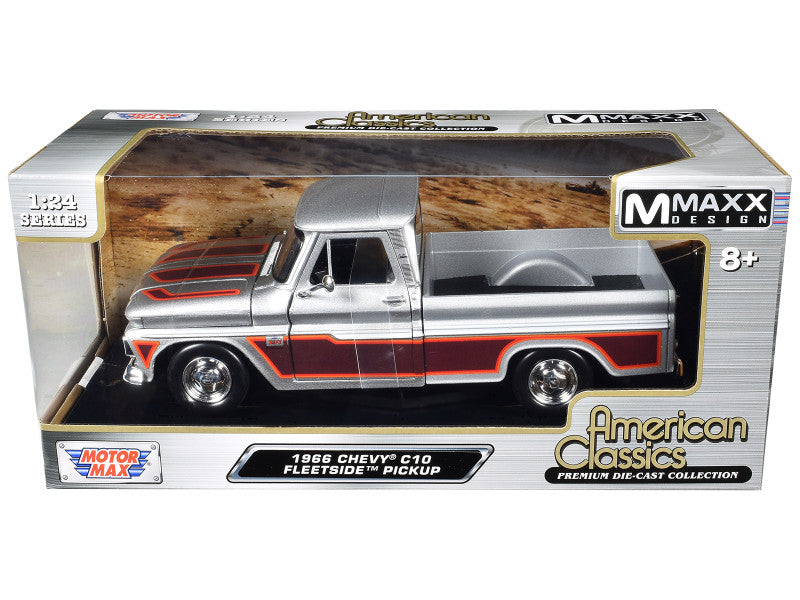 Model truck in packaging with 'M Motor Maxx' branding on a white background