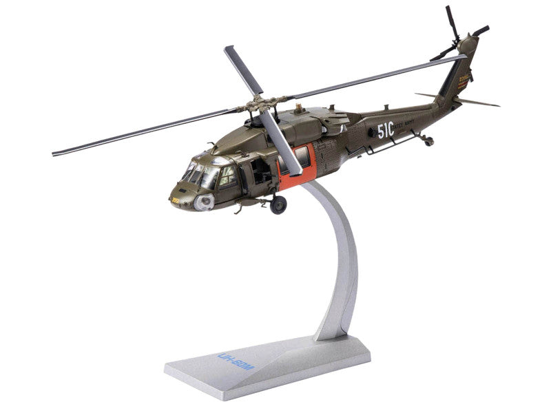 Sikorsky UH-60 Black Hawk Helicopter 51C United States Army 1/72 Diecast Model AF1-0099C
