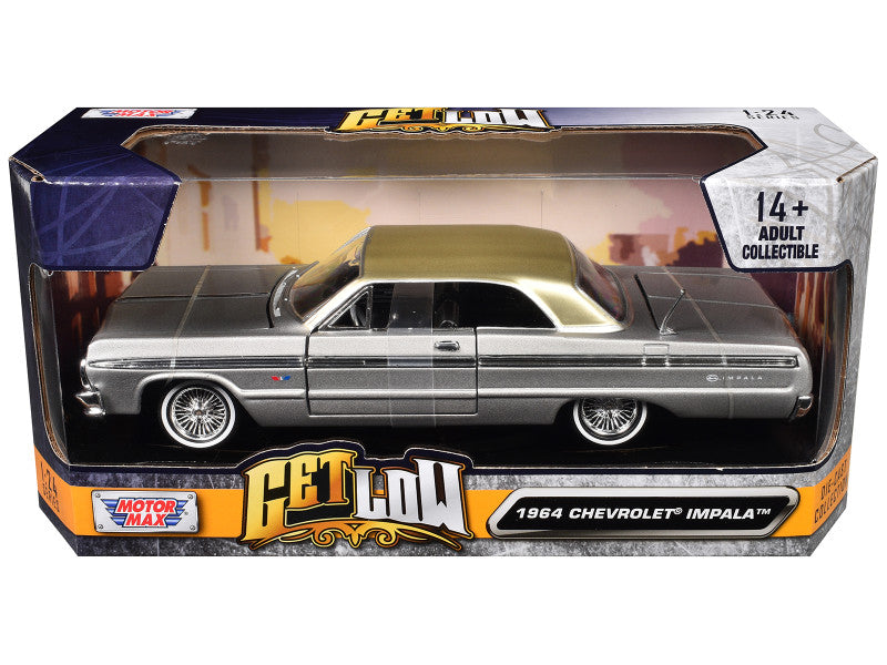 Model car in packaging with 'Get Low' branding