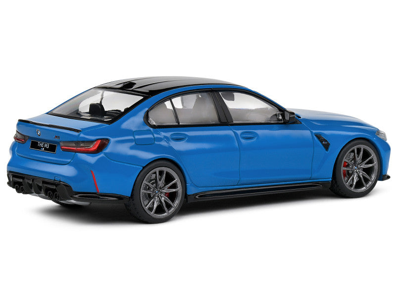 2023 BMW M3 Sedan (G80) Blue W/Black Top 1/43 Scale Diecast Model S4315302