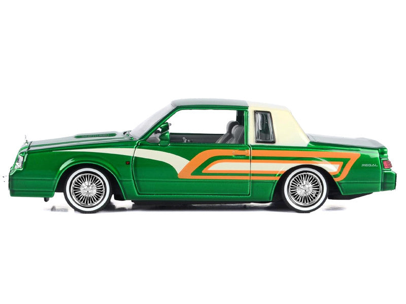 1987 Buick Regal 3.8 SFI Turbo Green W/Graphics 1:24 Scale Die cast 79023GRN