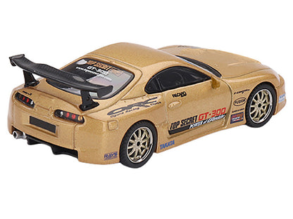 Model car with branding on a white background