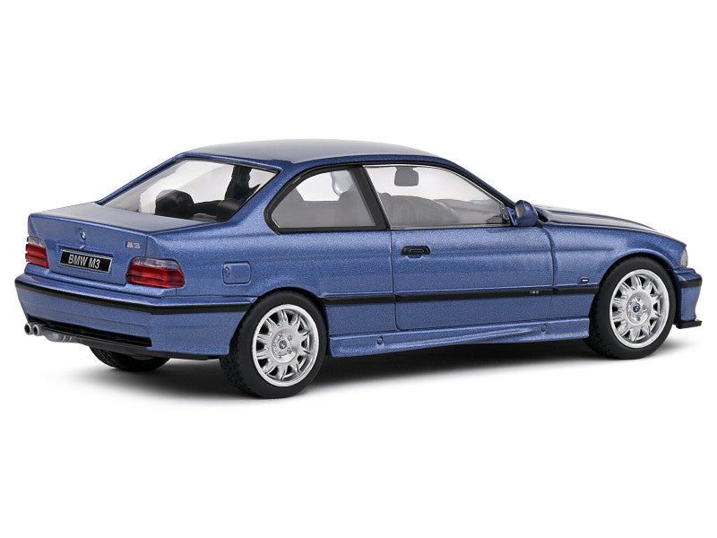 1999 BMW E36 M3 Coupe Estoril Blue Metallic 1/43 Scale Diecast Model Car S4315202