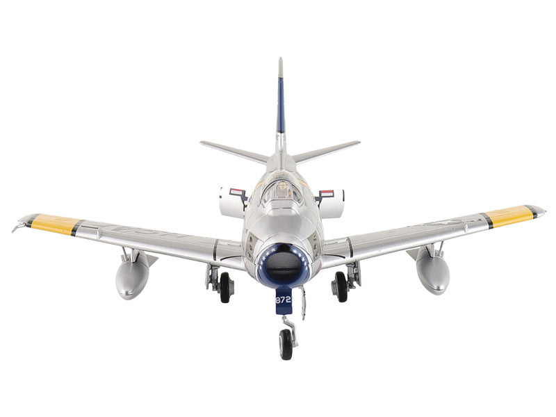 Model airplane on a white background