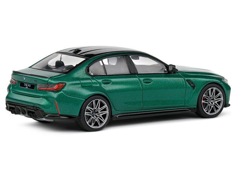 2023 BMW M3 Sedan (G80) Green Metallic W/Black Top 1/43 Scale Diecast Model S4315301