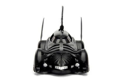 Black Darth Vader-themed remote control car on a white background