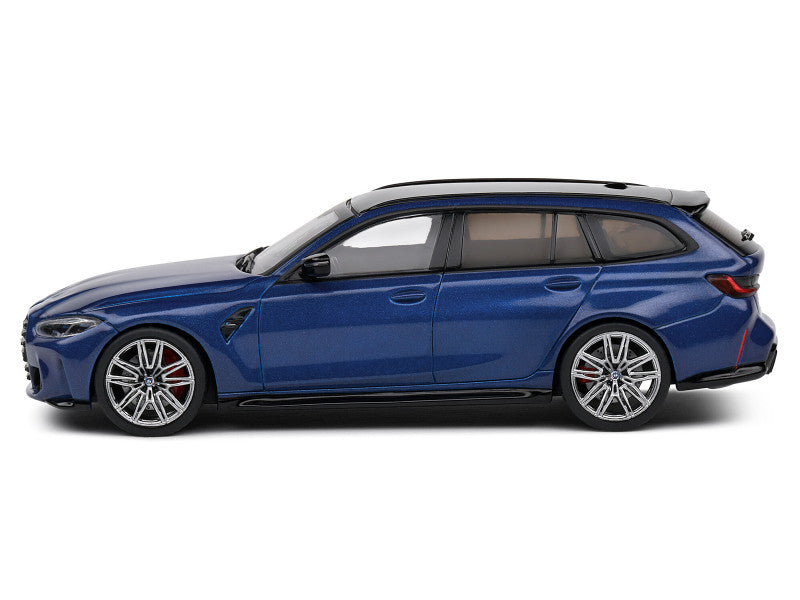 2023 BMW M3 Touring (G81) Blue Metallic W/ Black Top 1/43 Scale Diecast Model S4315402