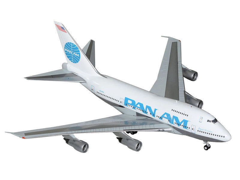 Boeing 747SP Commercial Aircraft Pan American White W/Blue Tail Graphics 1/200 Scale Diecast Model G2PAA1164