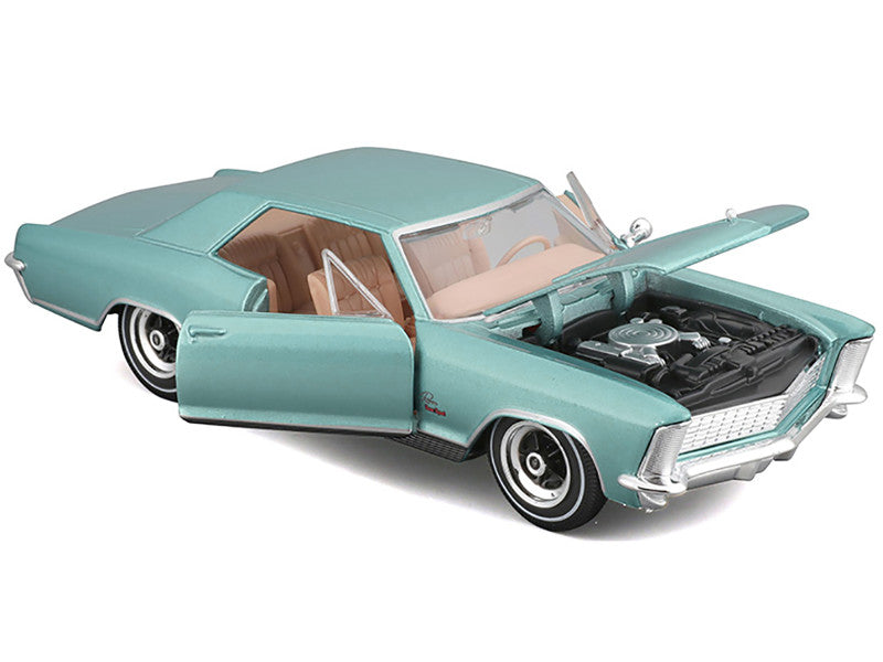 1965 Buick Riviera Gran Sport Light Blue 1/26 Scale Diecast Model 31214BL