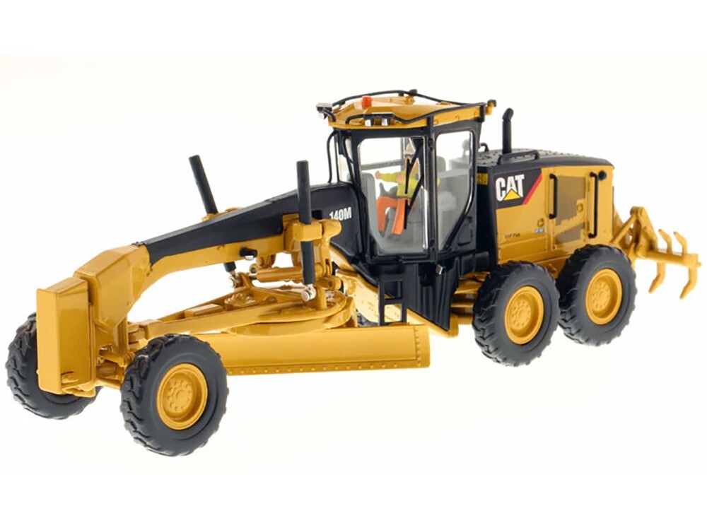 Model of a Caterpillar construction vehicle on a white background