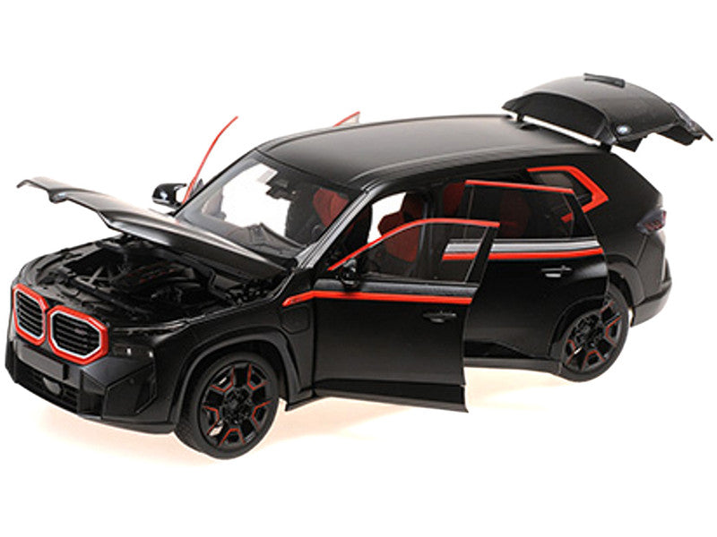 2023 BMW XM Matt Black 1/18 Scale Diecast Model 110023301