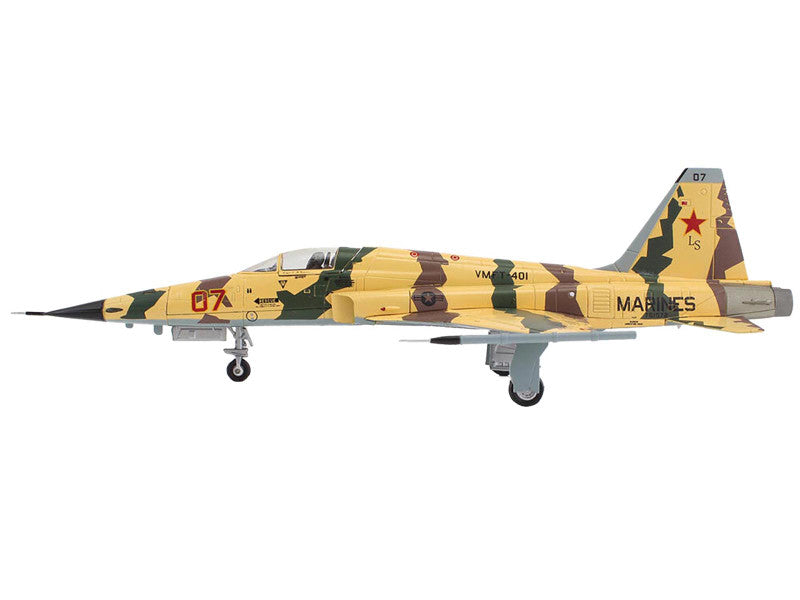 Northrop F-5N Tiger II Aircraft VMFT-401 Snipers USA Marine Corps 1/72 Scale Diecast Model HA3398